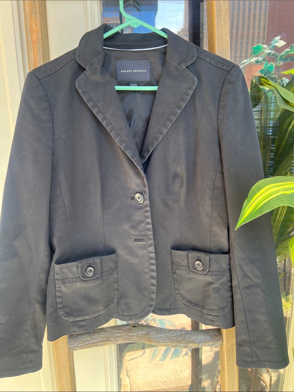 Banana Republic Black Women's Single-Breasted Blazer